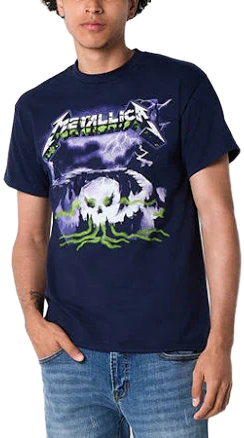 Newworld Men's Metallica Graphic Short Sleeve T-Shirt