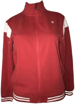 Ferrari Jackets & Coats | Ferrari Logo Official Merchandise Zip Red Bomber Sweat Track Sport Jacket Size L | Color: Red/White | Size: L | Pm-55687556'