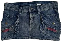 Japanese Brand Y2k Low Waist Denim Mini Skirt