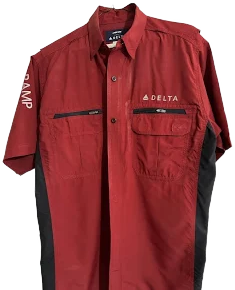 Delta Airline Uniform Lands ‘ End Short Sleeves