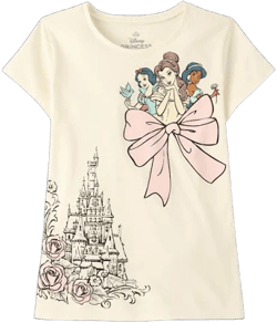 The Children's Place Girls Disney Princess Graphic T-Shirt