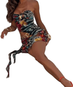 Outcast Women's Print Dante Mini Dress