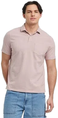 Goodfellow & Co Men's Vintage Cotton Polo Shirt