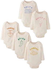 Hanna Andersson Baby Girls' Cotton Graphic Bodysuit Set