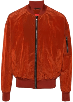Ferrari Men's Reflective-effect Zip-Up Bomber Jacket