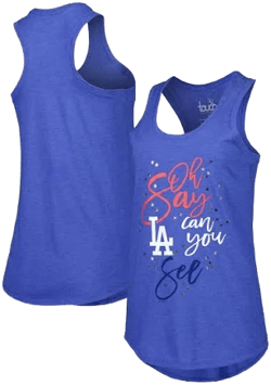 TOUCH BY ALYSSA MILANO Women's Los Angeles Dodgers Americana Tri-Blend