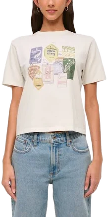 Abercrombie & Fitch Women's Slim Aarons Graphic Tee