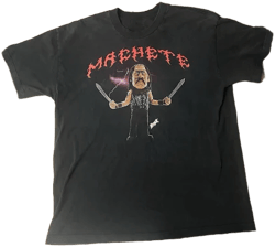 Brisk “machete” Movie Black T-shirt Danny Trejo Motion Size Xl