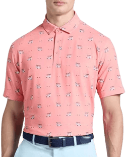 Walter Hagen Men's Performance 11 Novelty Print Golf Polo