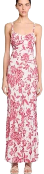 Sandro Women's Floral Print Narrow-Strap Maxi Dress