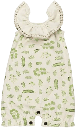 L'Ovedbaby Organic Cotton Bubble Romper