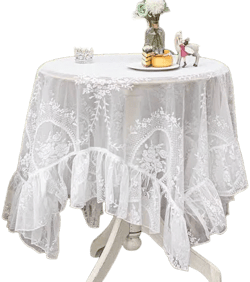 French Flower Lace Tablecloth