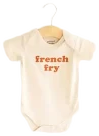 French Fry Organic Cotton Baby Onesie