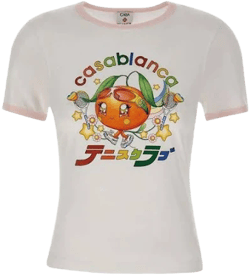 Casablanca Paris Mascot Ringer T-Shirt