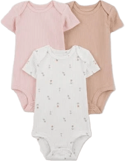 Carter's Just One You Baby Girls' 3-Pack Floral Bodysuit