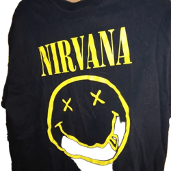 Nirvana Unisex T-Shirt Yellow Smiley