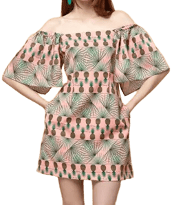 Grace Mini A-Line Ruffled Sleeve Dress