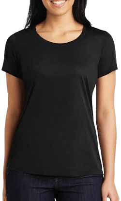 Sport-Tek LST450 Ladies PosiCharge Competitor Cotton Touch Scoop Neck Tee
