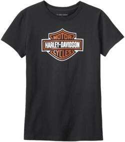 Harley-Davidson Women's Bar & Shield Short Sleeve Tee Shirt