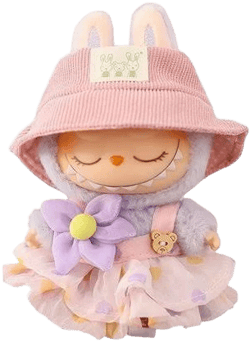 Lyqtoy Mini Outfit Kawaii Bear Dress Skirts Set For Diy Toy