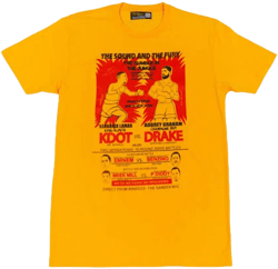 Kendrick vs. Drake Screenprinted Gold Tee