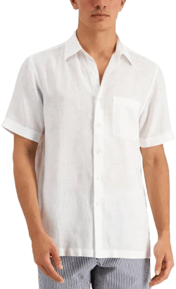 Macy's Men's 100% Linen Shirt