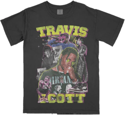 Travis Scott Vintage Jumbo Print Shirt