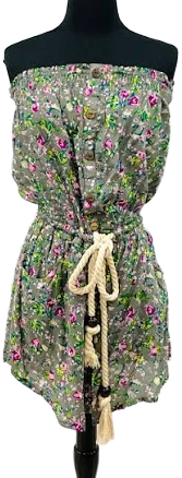 Wet Seal Strapless Floral Dress