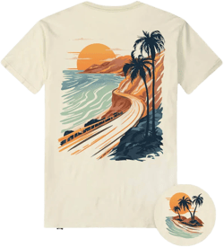 INTO THE AM Men's Golden Coast Vintage Tee