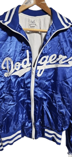 Official La Dodgers Cursive Bomber Jacket