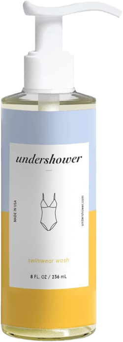 Undershower Swimwear Detergent, 75 to 100 Washes, Delicate Hand Wash Detergent for Shower, Laundry Sink Soap for Strong Odors and Blood Stain Removal, Non-Toxic and pH Neutral Enzyme Formula, 8 Fl Oz