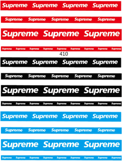 Supreme / Stickers / Red-Black-Blue - #30