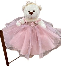 Luxury Teddy Bear Quinceanera Dress