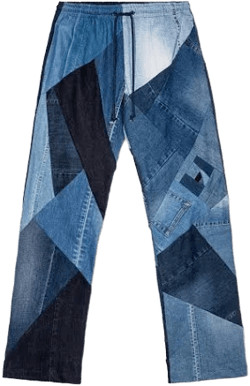 Zero Waste Daniel Wide Leg Denim Pants