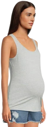 Time and Tru Maternity Essentials Non Shirred Tank