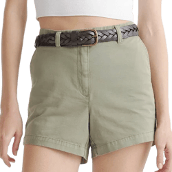Quince Women's Organic Stretch Cotton Chino Shorts