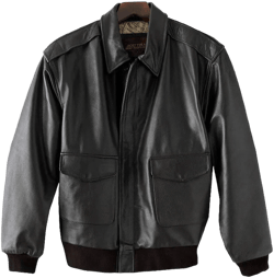 Men's Excelled A-2 Leather Bomber Jacket, Size: Large, Brown