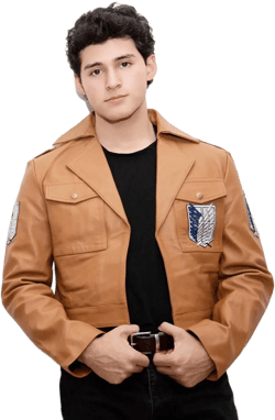 Attack On Titan Men's Vegan Leather Jacket