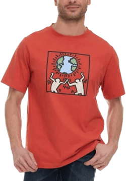 Keith Haring Men's Cotton Graphic T-Shirt