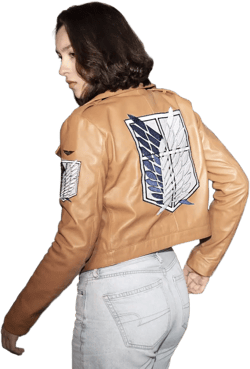 Attack On Titan Women's Scout Regiment Vegan Leather Jacket