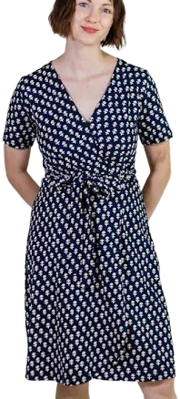 Katie Jersey Wrap Dress