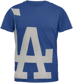 Los Angeles Dodgers Overgrown Logo Soft T-Shirt