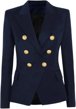 Gold Button Blazer