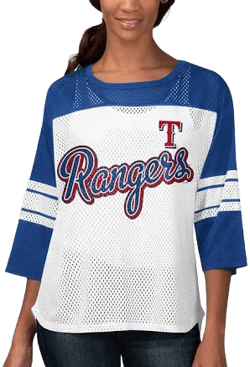 G-III Apparel Group Texas Rangers Women's First Team Baseball Jersey