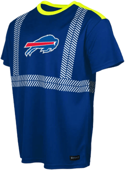 Royal Buffalo Bills Men's Heavyweight Safety T-Shirt
