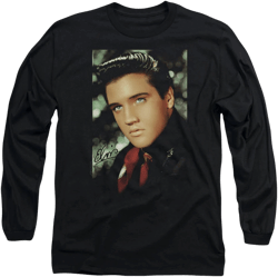 Trevco Elvis Presley Red Scarf Adult Long Sleeve Shirt