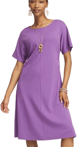 Chico's Women's Fit and Flare Cinched Waist Dress