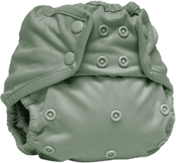 Kanga Care Rumparooz Double Leg Gusset Reusable Cloth Diaper Cover One Size Snap | Willow 6-35 lbs