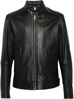 Boss Men's Lambskin Leather Jacket
