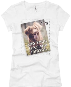 Ladies Slim Fit Custom T-Shirt